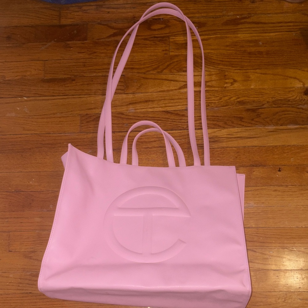 Telfar Large Bubblegum Pink Tote Bag